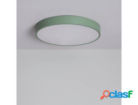 Lámpara LED LEDKIA Circular (Verde Celadón - LED Integrado