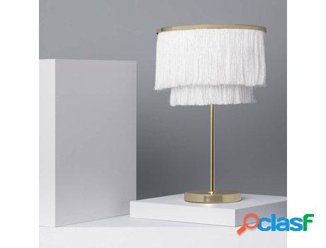 Lámpara de Mesa LEDKIA Diyara (Blanco - E27 - 60 W)