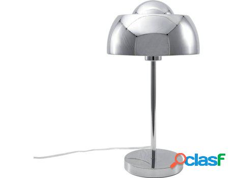 Lámpara de Mesa Senette (Plateado - Metal -24x24x44 cm)