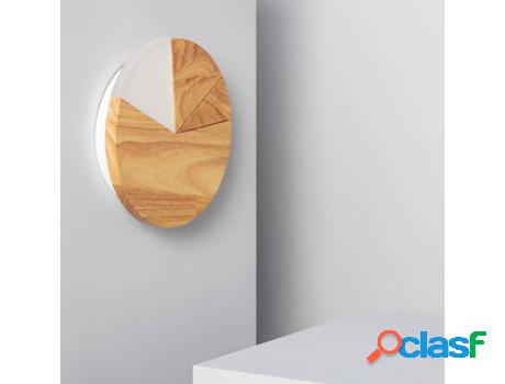 Lámpara de Pared LEDKIA Farmaajo (Madera - LED Integrado -