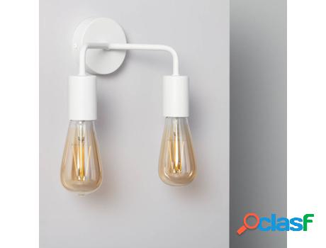 Lámpara de Pared LEDKIA Jayso (Blanco - E27 - 60 W)