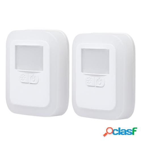 Lámpara de noche de pared con movimiento enchufable con