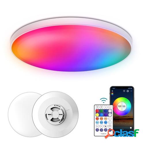 Lámpara de techo con atenuación RGB inteligente de 30W