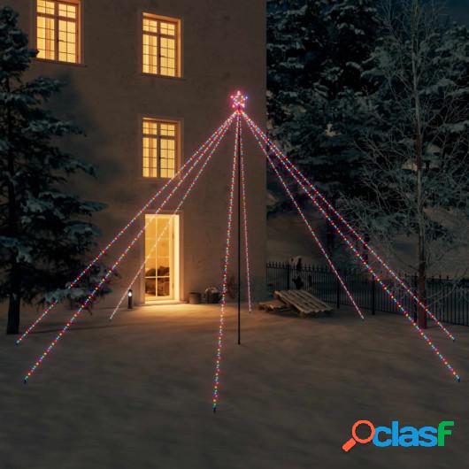 Luces árbol de Navidad interior exterior 800 LED colores 5