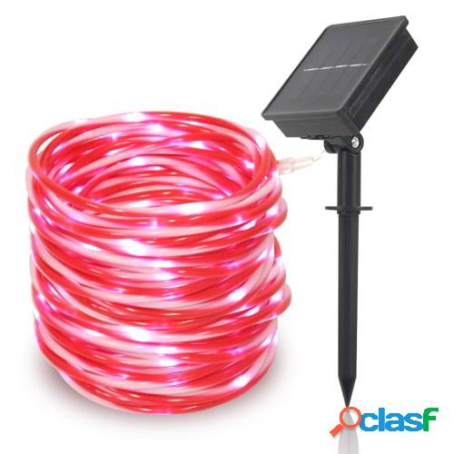 Luz de tubo solar LED Luz de cuerda para patio al aire libre