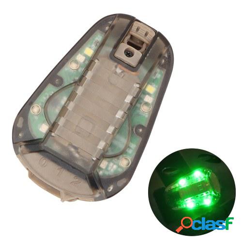 Luz estroboscópica para casco Resistente al agua Lámpara