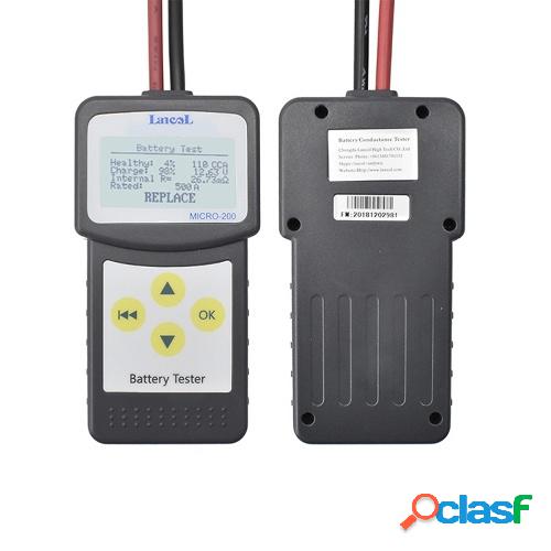 MICRO-200 Probador de batería de coche automotriz de 12