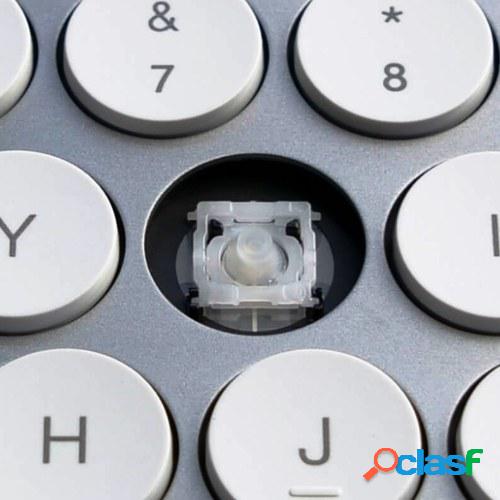 MIIIW Mini BT Teclado de modo dual 85 teclas Teclado de