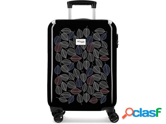 Maleta de Cabina MOVOM Leaves Negro (38x55x20cm)