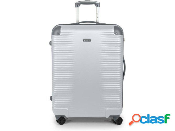 Maleta de Viaje GABOL Balance (Mediana - 55 L - Plateado)