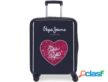 Maleta de Viaje PEPE JEANS Bright (Cabina - Azul - 40 x 55 x