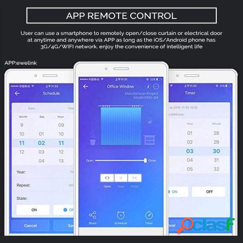 Módulo de cortina inteligente WiFi Tuya Módulo de