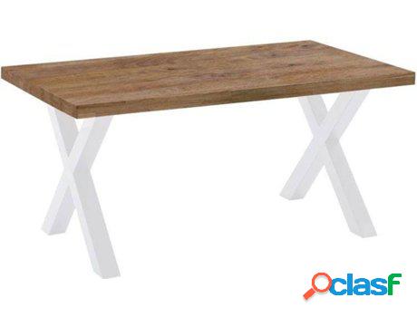 Mesa de Comedor ABECEDARIO X-Loft (Roble boreal - Blanco -