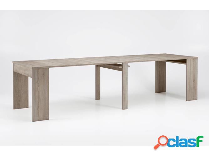 Mesa de Comedor SKRAUT HOME EX300ROO2018S (Madera -