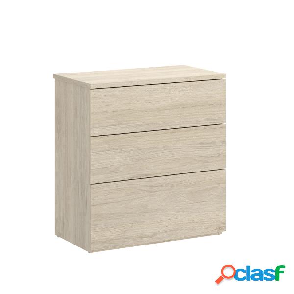 Mesita de noche Dekit Alice Madera Natural 58x52x34cm