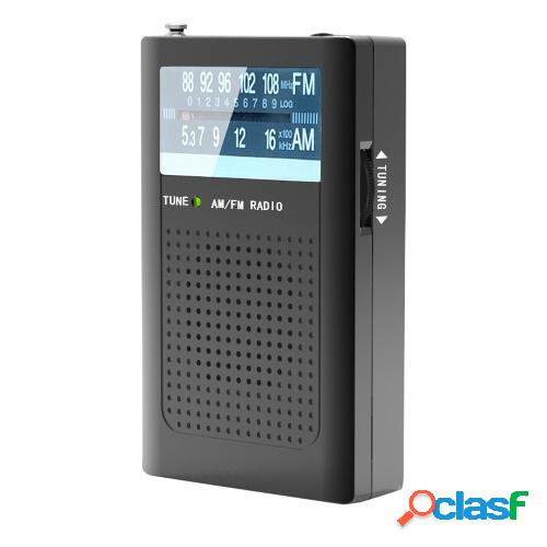 Mini portátil AM FM Radio Pratical Tune Radio Hogar Hogar