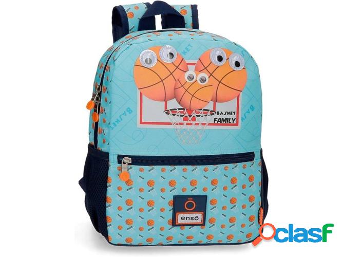 Mochila ENSO Basket Family Azul Adaptable (25x32x12cm)