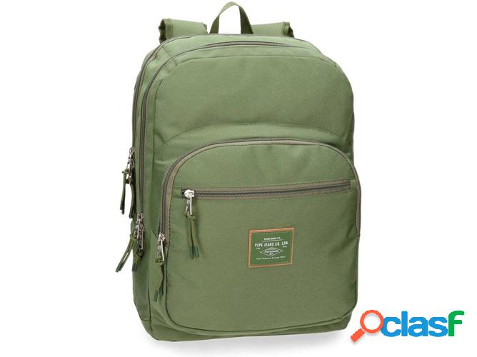 Mochila PEPE JEANS Cross Verde (30.5 x 44 x 15 cm)