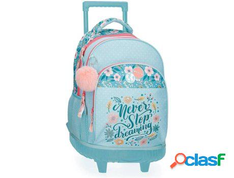 Mochila con Ruedas MOVOM Never Stop Dreaming Azul (32x43x21