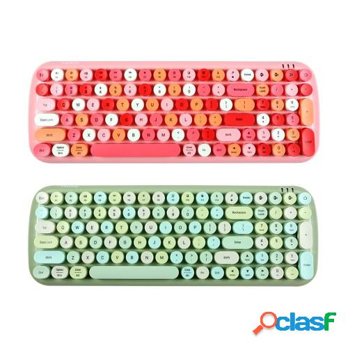 Mofii Candy BT Teclado inalámbrico BT de colores mezclados