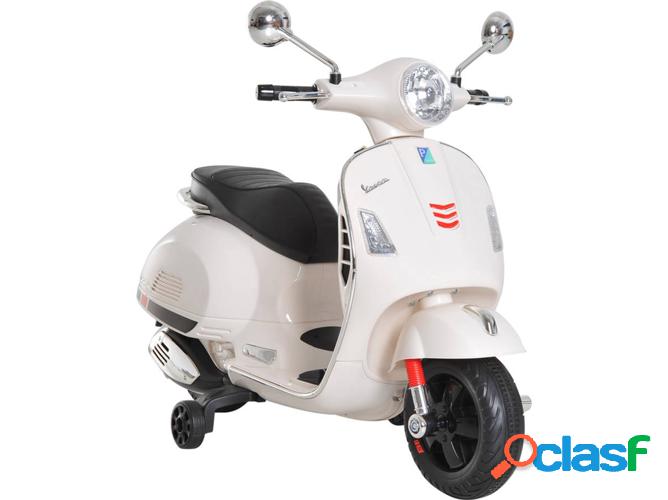 Moto Eléctrica HOMCOM Vespa Blanco