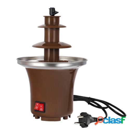 Máquina de lava de chocolate con fuente de chocolate para
