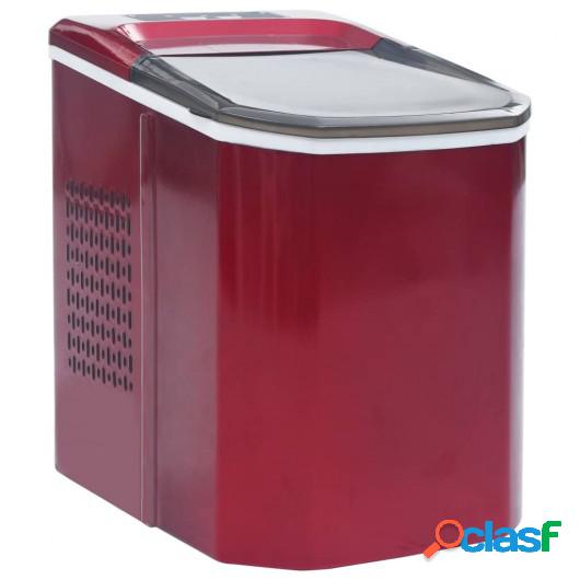 Máquina para hacer cubitos de hielo rojo 1,4 L 15 kg / 24 h