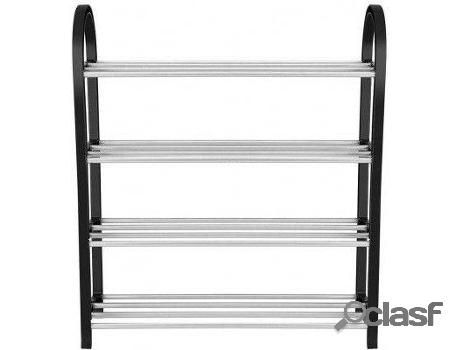 Mueble Auxiliar HOGAR Y MÁS Zapatero Balda De Pvc Aluminio
