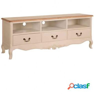 Mueble TV Color Crema y Natural