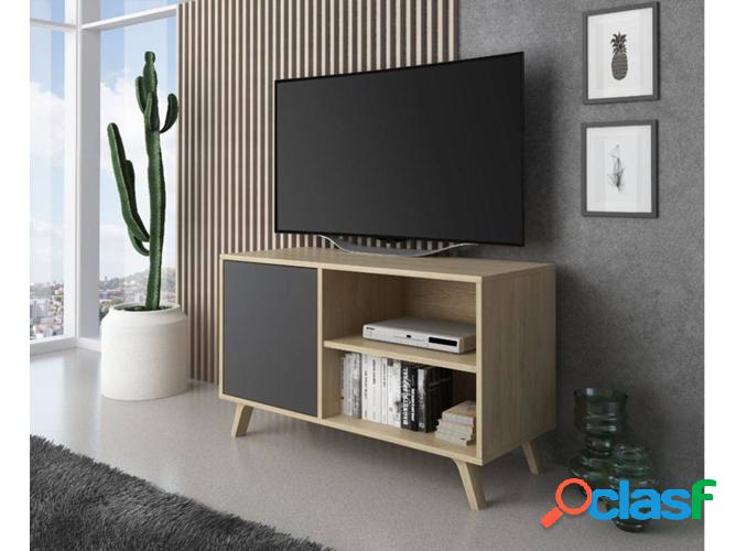 Mueble de TV SKRAUT HOME Wind (Puccini - Gris Antracita -
