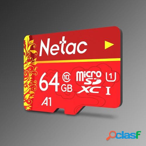 Netac TF（MicroSD）64GB Memory Card A1 U1 C10 Traffic