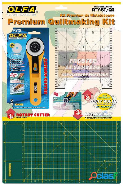 OLFA RTY-ST/QR - Kit iniciación Patchwork RTY-2/G + RM-IC-C
