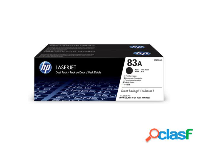 Pack de ahorro de 2 cartuchos de tóner Original HP 83A