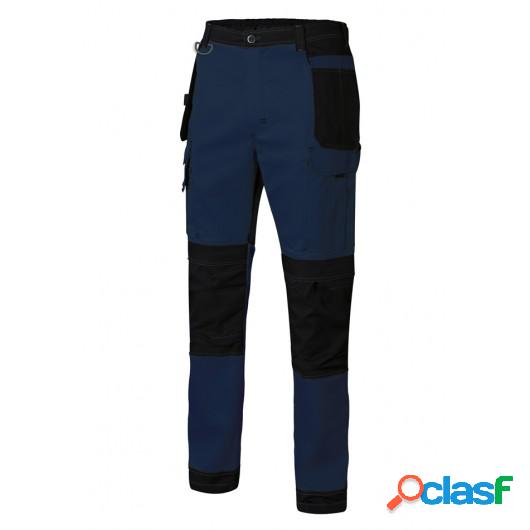 Pantalon Trabajo L Con Refuerzo 98%Alg 2%Elast Aznv/Ne Canv