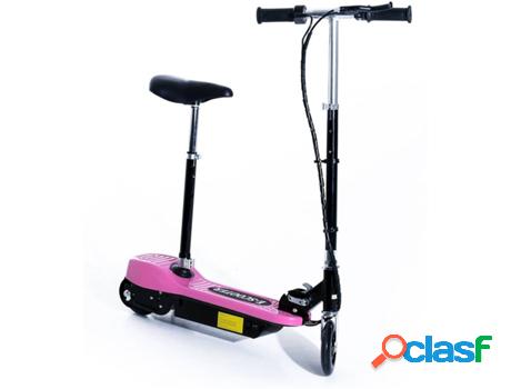 Patinete Eléctrico HOMCOM Plegable con Manillar y Asiento