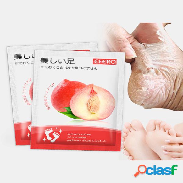 Peach Exfoliante Pie Mascara Hidratante Peeling Piel Muerta