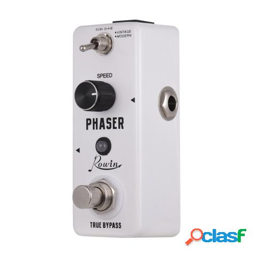 Pedal de efecto de guitarra Rowin Pure Analog Phaser 2 modos