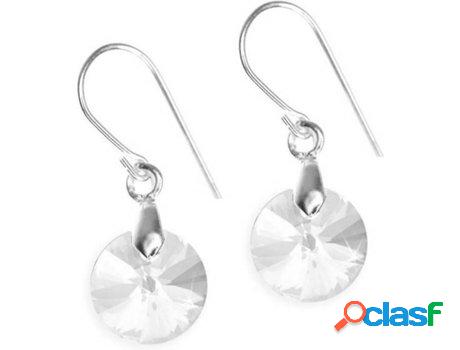 Pendientes SC_CRYSTAL Cristales (bañado a rodio - Blanco -