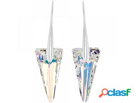 Pendientes SC_CRYSTAL Cristales (bañado a rodio - Blanco -