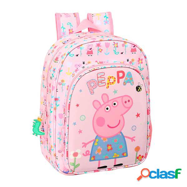 Peppa Pig Mochila Adaptable 34cm