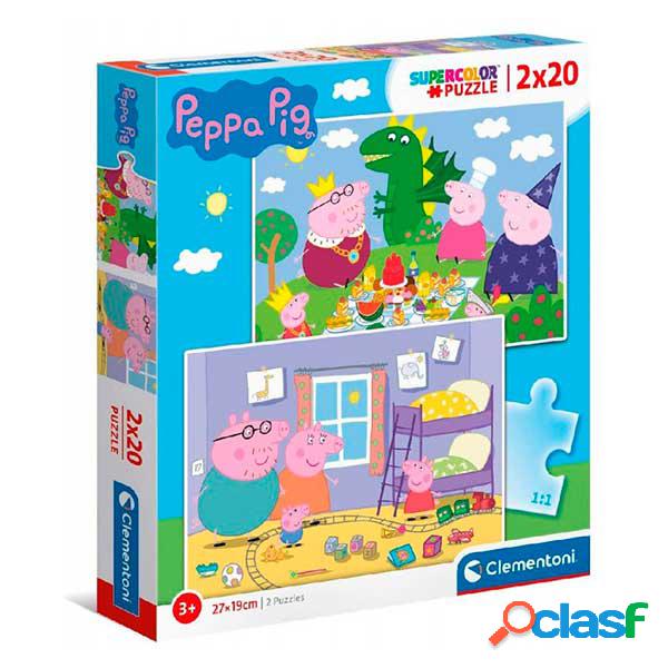 Peppa Pig Puzzle 2x60p