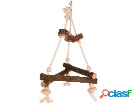 Percha para Pájaros TRIXIE Triangular (27x27x27cm - Madera)