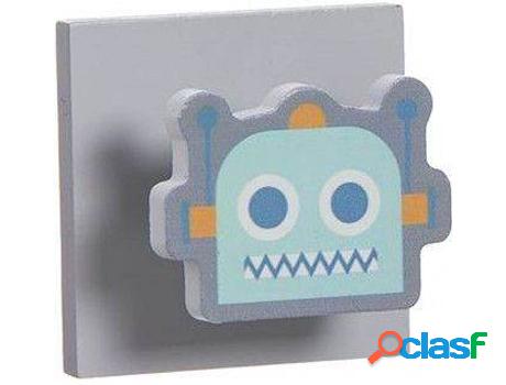Perchero Pared HOGAR Y MÁS Individual Robot (8 x 4.5 x 8