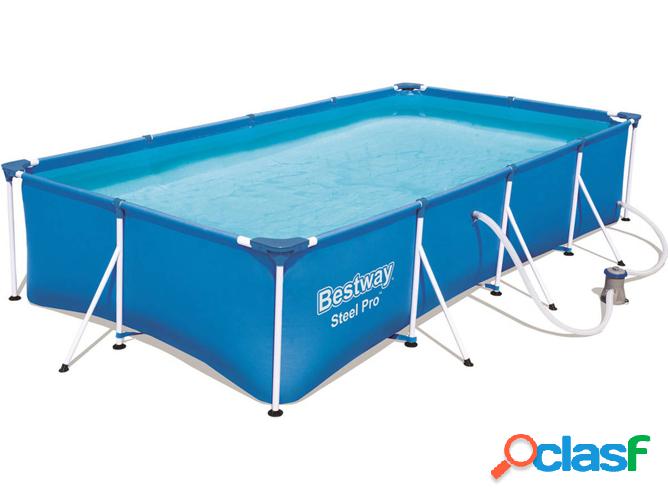 Piscina Tubular BESTWAY Steel Pro (5700l - 400x211x81cm)