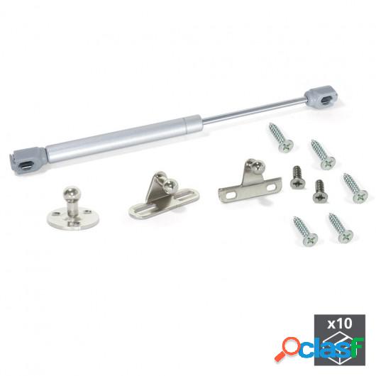 Pistón a gas para puertas elevables, fuerza 11 kg,