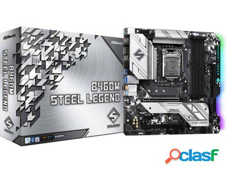 Placa Base ASROCK B460M Steel Legend (Socket LGA 1200 -