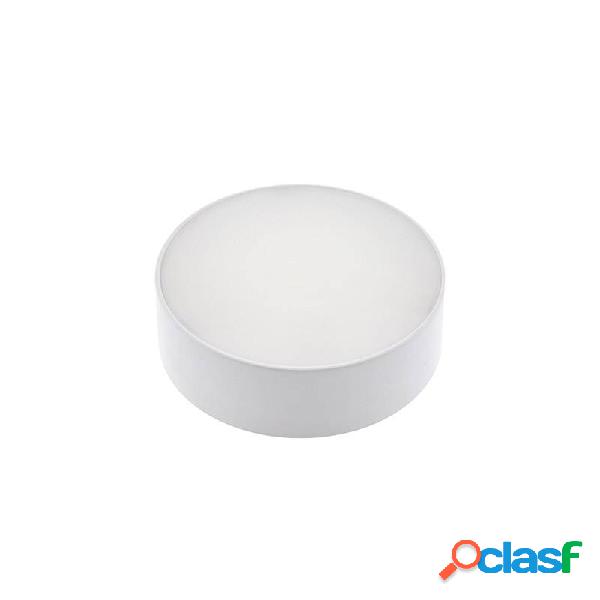 Plafón led slim round backlight 16w blanco cálido
