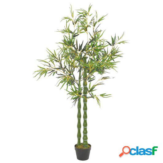 Planta artificial bambú con macetero 160 cm verde