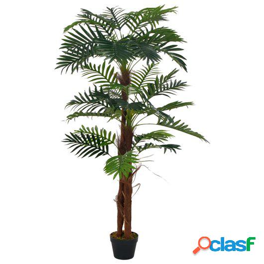 Planta artificial palmera con macetero 165 cm verde