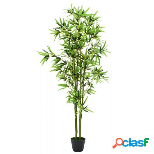Planta de bambú artificial con maceta 175 cm verde